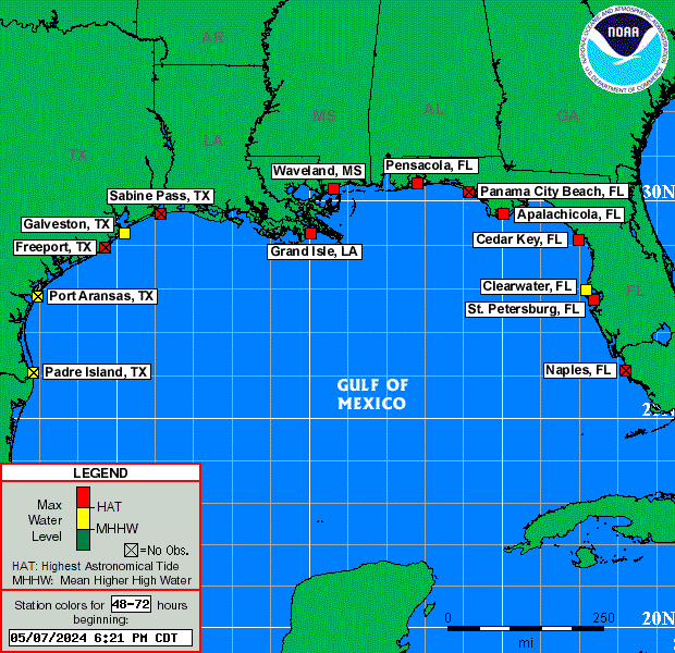 Gulf of Mexico3 Status Map