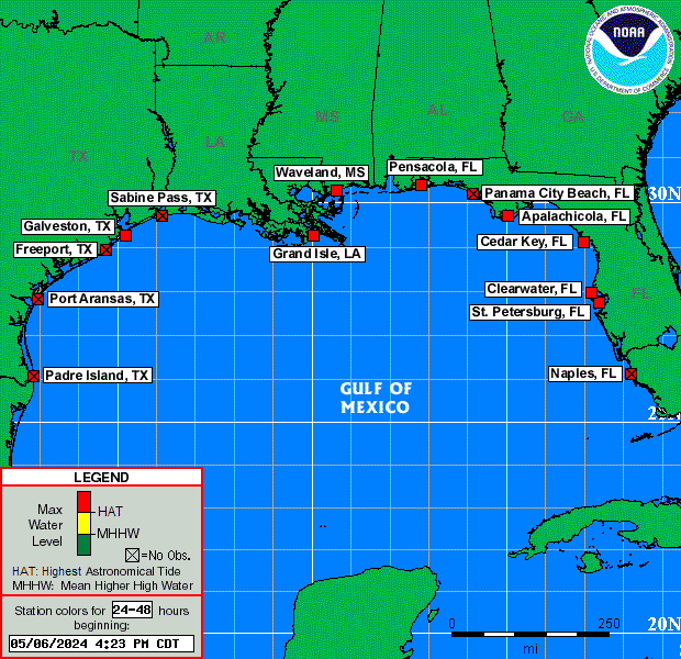 Gulf of Mexico3 Status Map